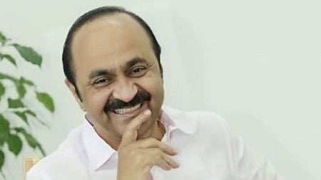 photo of congress leader VD Sateeshan