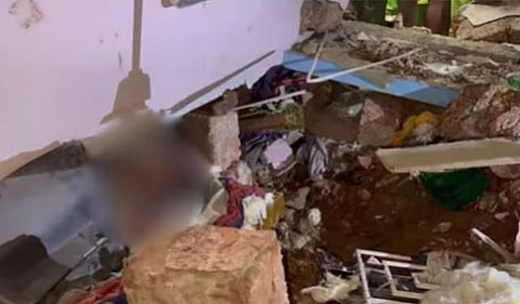 Heavy rain causes landslide in Karnataka’s Mangaluru