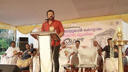 suresh gopi reaction on thrissur pooram