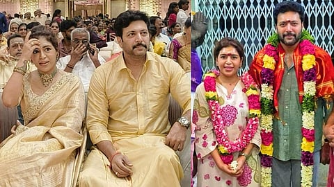 മുരുകന് മുന്നിൽ അനു​ഗ്രഹം തേടി ജയം രവിയും കെനിഷയും; പിന്നാലെ പുതിയ വിശേഷം പങ്കുവച്ച് നടൻ 