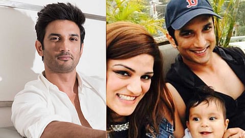 Sushant Singh Rajput with sister