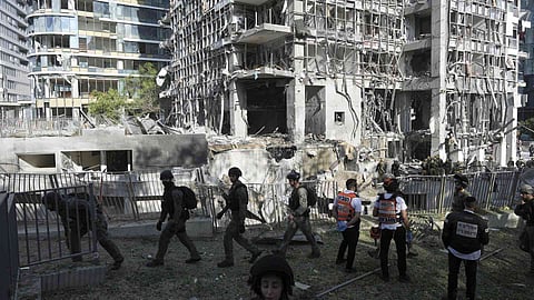 Iranian missile strike in Israel