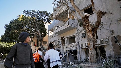 Missile launched from Iran struck in Israel