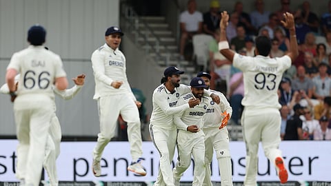 Indian players during test match against england