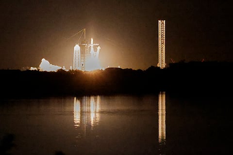 The Axiom-4 mission has begun with the launch of the Falcon 9 rocket carrying the Dragon spacecraft.