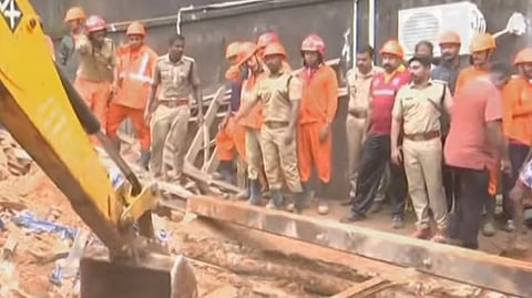 Three death after two-storey building collapses in Kodakara