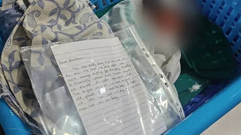 Newborn Girl Found Dumped In Basket 