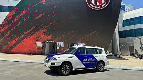 Abu Dhabi Police jeep