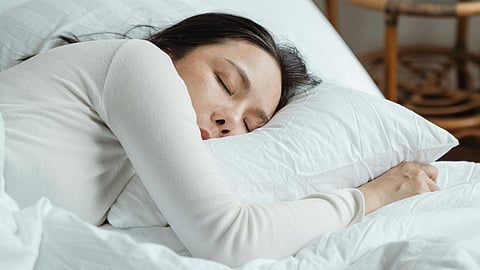 Woman Sleeping in bed