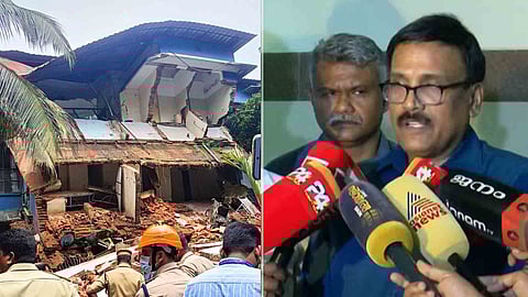 Kottayam medical college building collapses 1 killed Update 