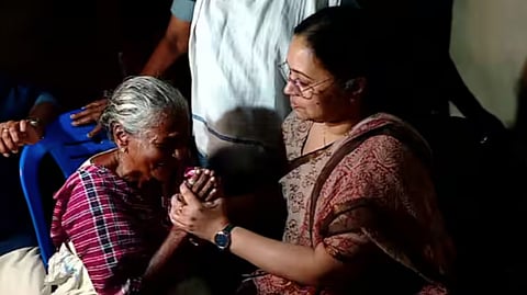 minister-veena-george-visits-bindus-house