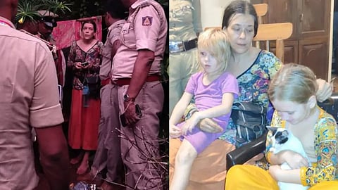 Russian Woman Found Living In Cave With 2 Daughters In Karnataka