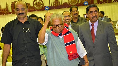V S Achuthanandan's mourning journey