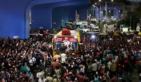 V S Achuthanandan's mourning journey