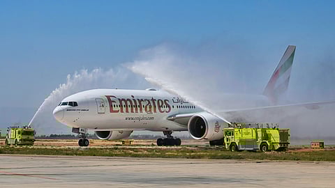 Emirates flight