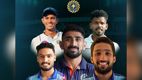 Duleep Trophy: Five Kerala players in South Zone team