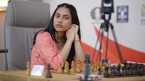 Divya Deshmukh During the final battle