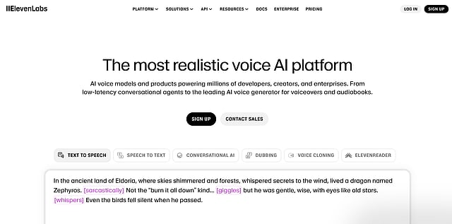 Eleven labs, voice synthesis, text-to-speech