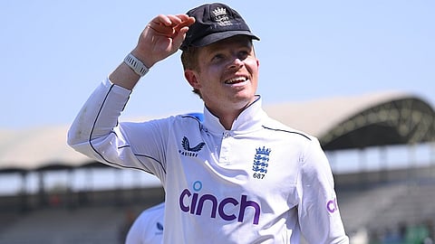 Ollie Pope During the Test match