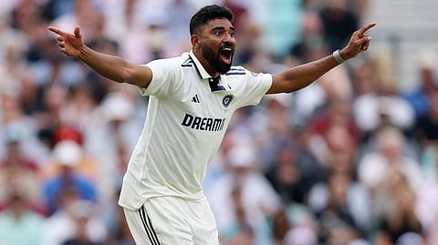 Prasidh Krishna celebrates wicket