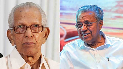 pinarayi vijayan react demise of MK Sanu
