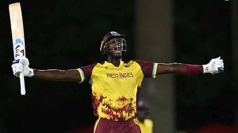 Holder celebrates victory against Pakistan