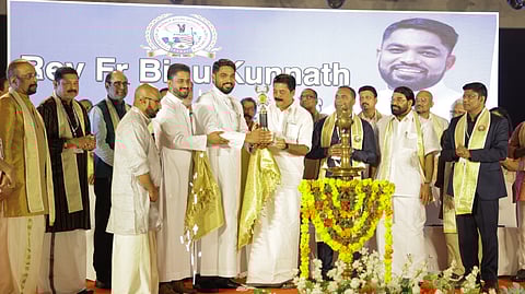 Caritas Hospital Director Binukunnath receives Karma Shrestha Award