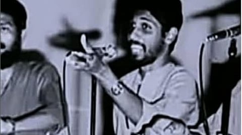 director siddique in a stage show