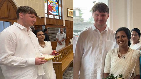 kerala woman has a groom from France