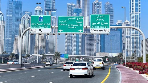 dubai roads