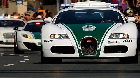 Dubai police cars