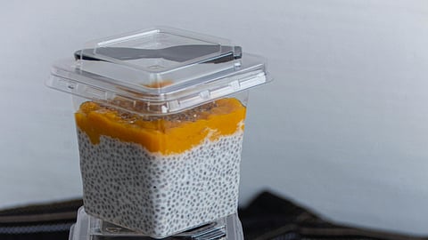 Yogurt with chia seeds