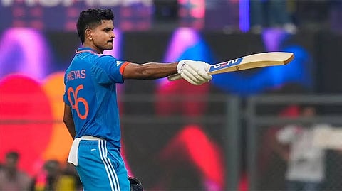 Shreyas Iyer  century celebration