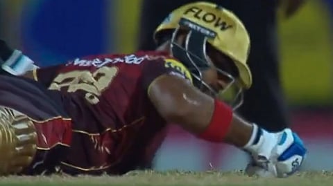Nicholas Pooran smashes ground