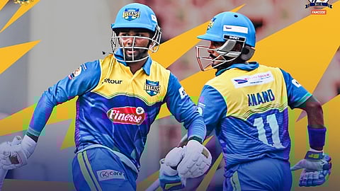 Openers Anand Krishnan and Ahmed Imran