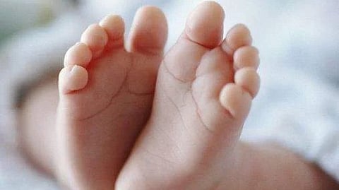 dead body of newborn baby found
