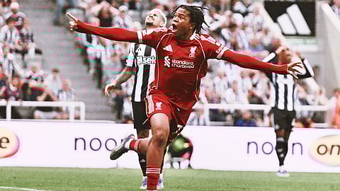 Liverpool's 16-year-old Hugo Ngumoha scored the winning goal