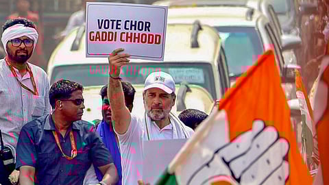 Rahul Gandhi vote adhikar yatra