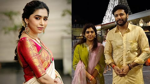 Ravi Mohan and Keneesha visits Tirupati 