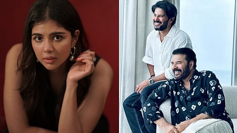 Kalyani Priyadarshan, Mammootty and Dulquer Salmaan