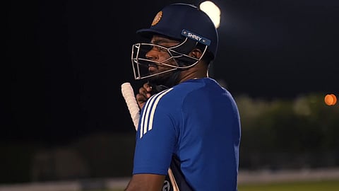 Sanju Samson in training