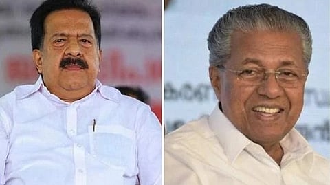 Ramesh Chennithala against pinarayi vijayan