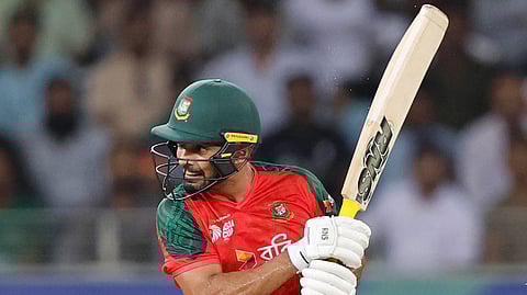 Saif Hassan's batting
