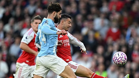 Martinelli scores a goal