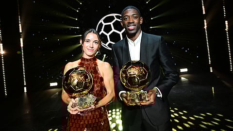 Dembele and Bonmati win awards for best players