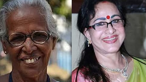 Vayosevana award for lifetime achievement to 
Sheela and PK Medini 