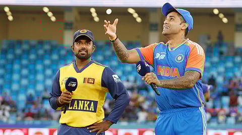 India and Sri Lanka captains toss