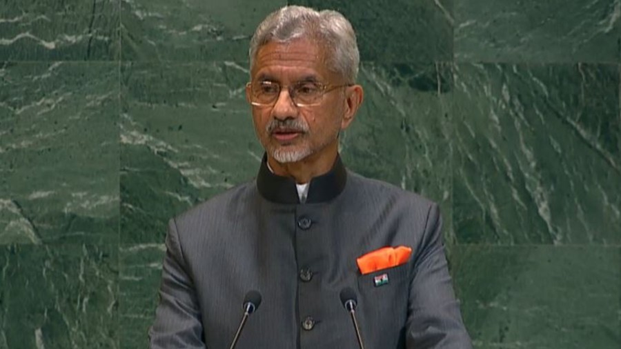 External Affairs Minister S Jaishankar speaking at UNGA 
