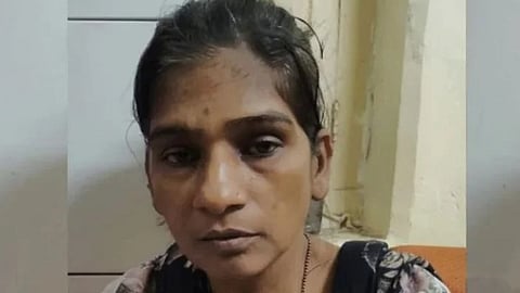 The accused woman has been arrested.