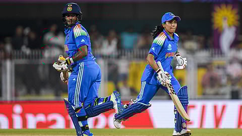 Deepti Sharma and Amanjot Kaur leading the recovery with the bat